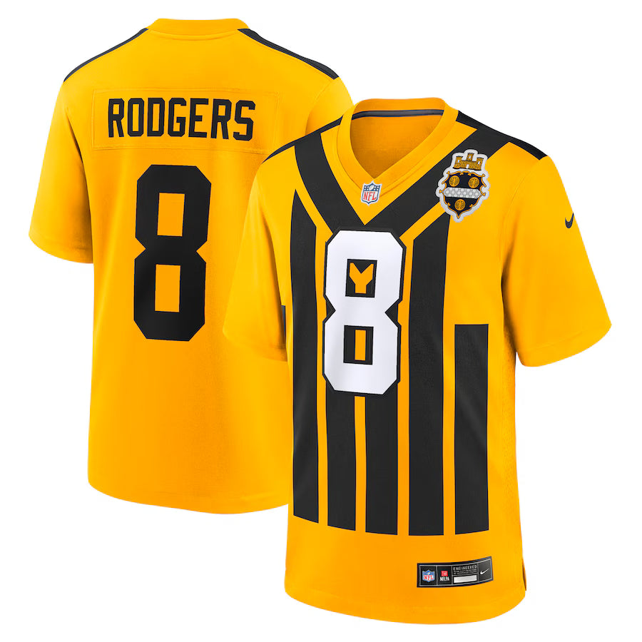 Aaron Rodgers Pittsburgh Steelers Alternate 1933 Throwback