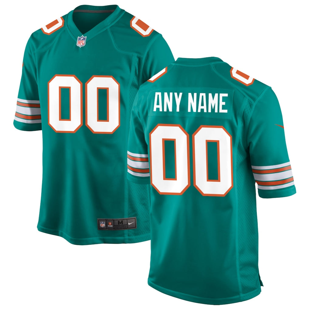 Custom Miami Dolphins Alternate Jersey - Aqua product image 1