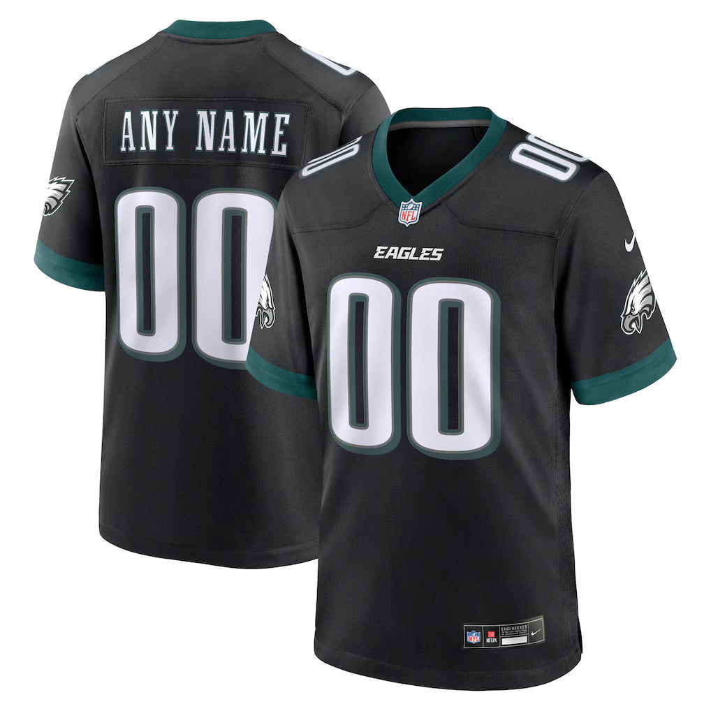 Custom Philadelphia Eagles Jersey - Black product image 1