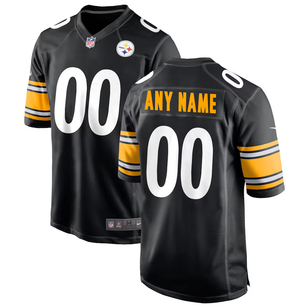 Custom Pittsburgh Steelers Jersey - Black product image 1