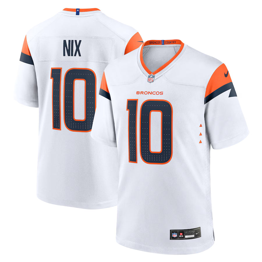 Bo Nix Denver Broncos Jersey - White product image 1