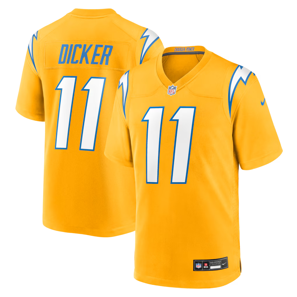 Cameron Dicker Los Angeles Chargers Alternate Charger Power product image 1