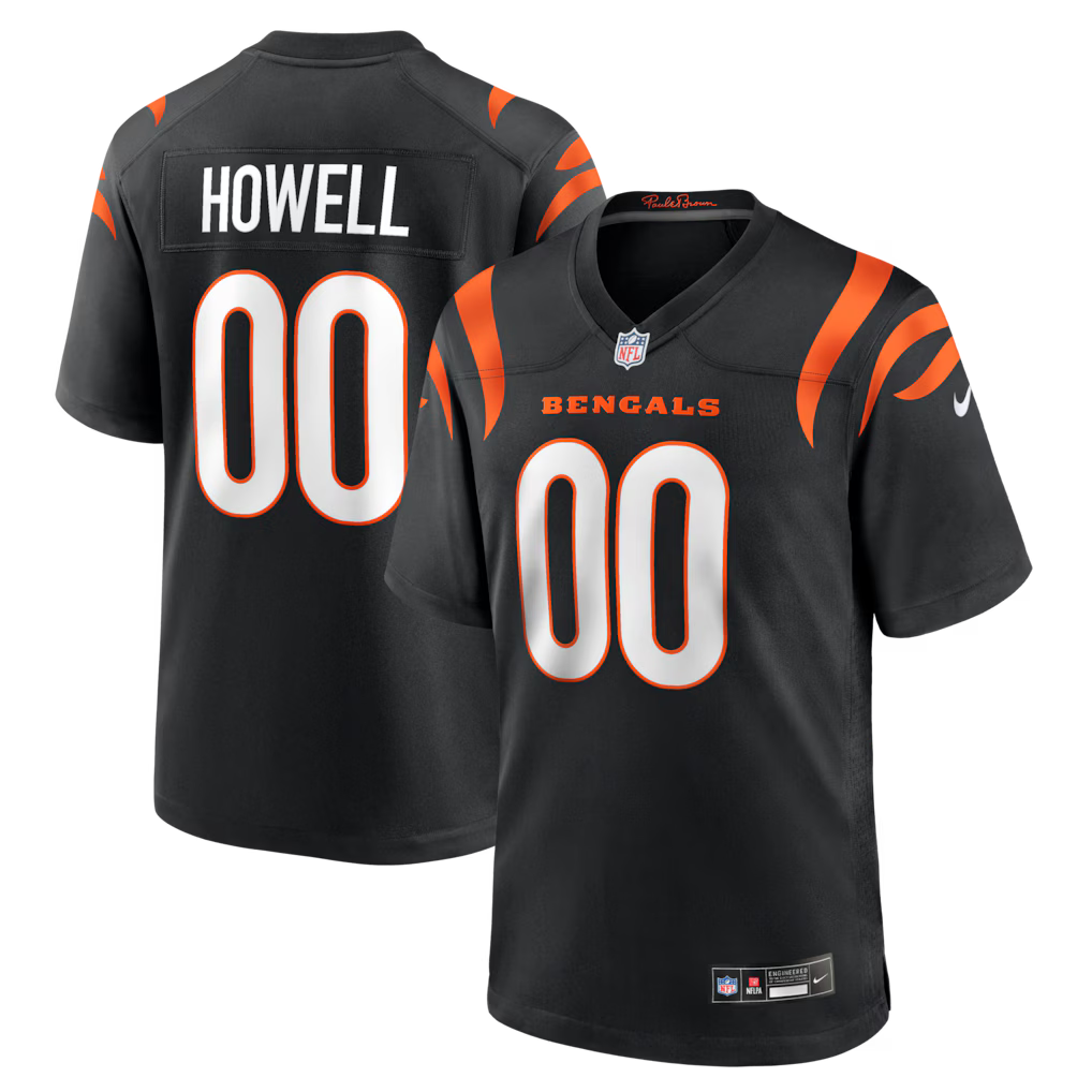 Cashius Howell Cincinnati Bengals Jersey - Black product image 1
