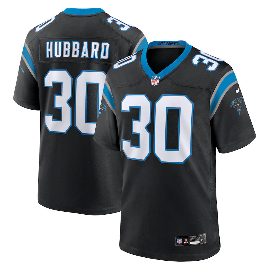 Chuba Hubbard Carolina Panthers Jersey - Black product image 1