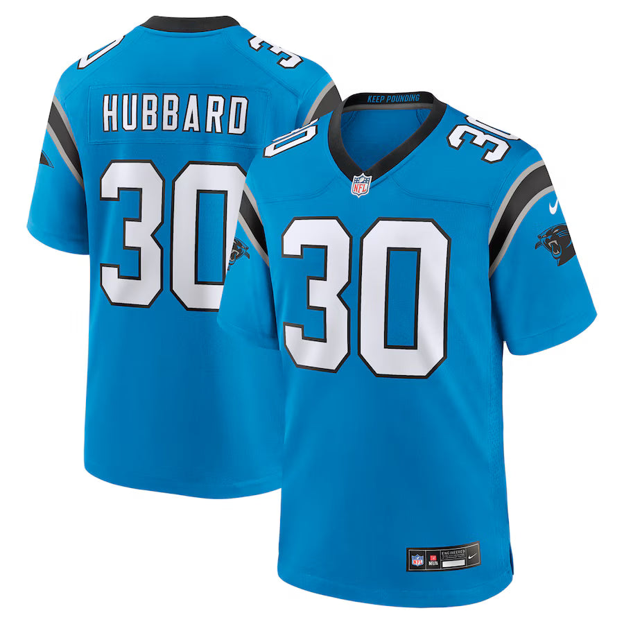 Chuba Hubbard Carolina Panthers Alternate Jersey - Blue product image 1