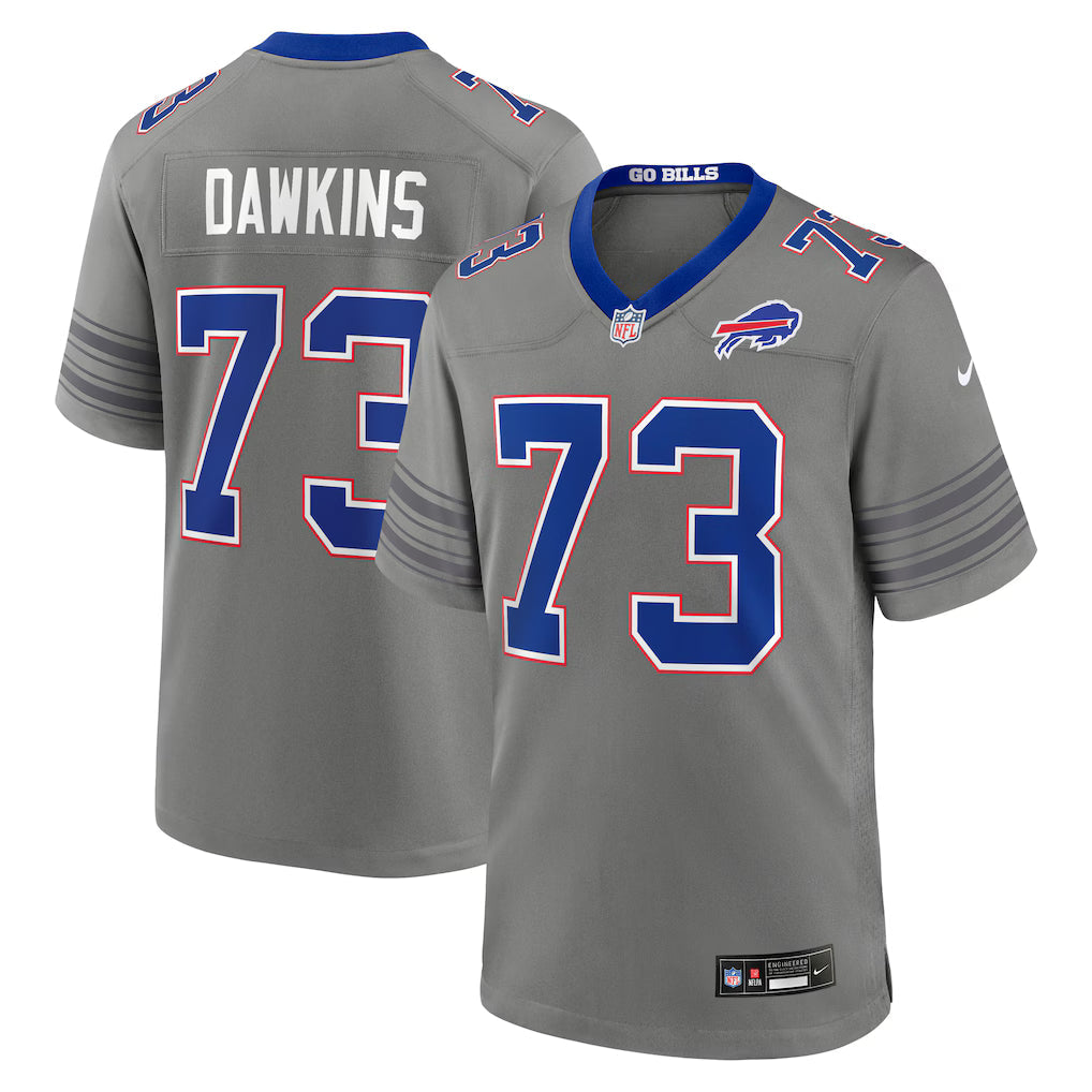 Dion Dawkins Buffalo Bills Nickel City Jersey - Gray product image 1