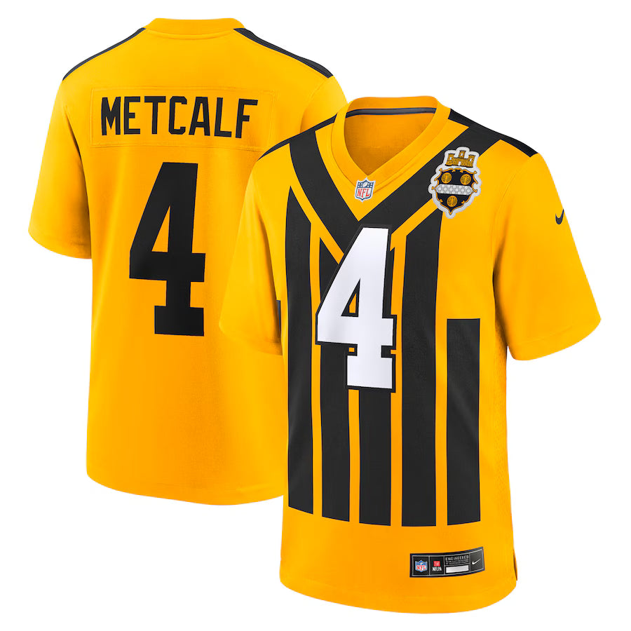 DK Metcalf Pittsburgh Steelers Alternate 1933 Throwback product image 1