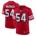 Fred Warner San Francisco 49ers Alternate Jersey - Scarlet product image 1