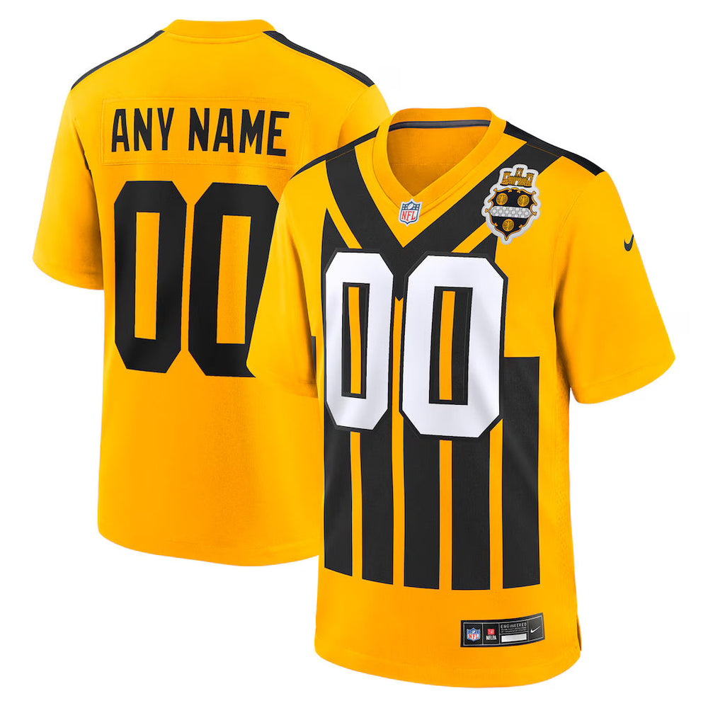 Custom Pittsburgh Steelers Alternate 1933 Throwback Jersey