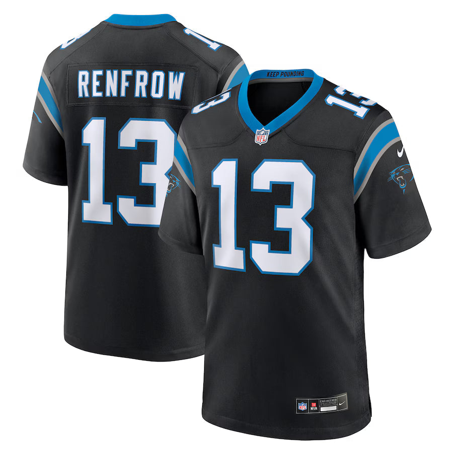 Hunter Renfrow Carolina Panthers Jersey - Black product image 1