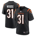 Ickey Woods Cincinnati Bengals Retired Player Jersey - Black product image 1