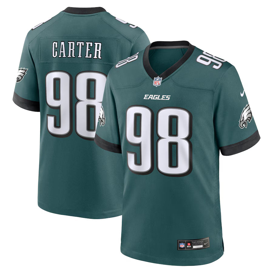 Jalen Carter Philadelphia Eagles Jersey - Midnight Green product image 1