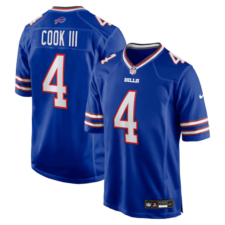 James Cook III Buffalo Bills Jersey - Royal Blue product image 1