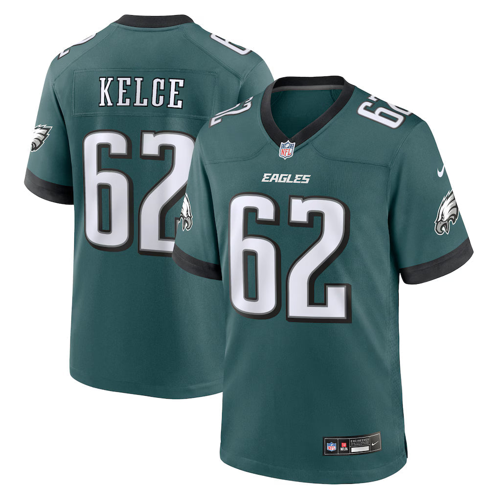 Jason Kelce Philadelphia Eagles Jersey - Midnight Green product image 1