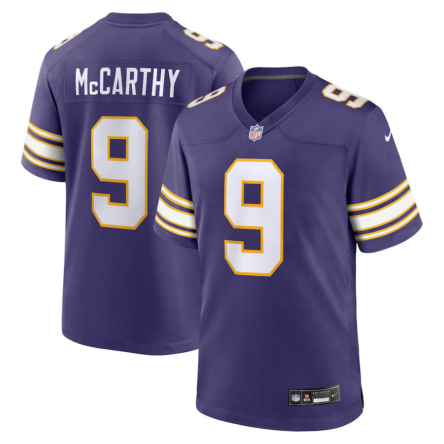 J.J. McCarthy Minnesota Vikings Alternate Jersey - Purple product image 1
