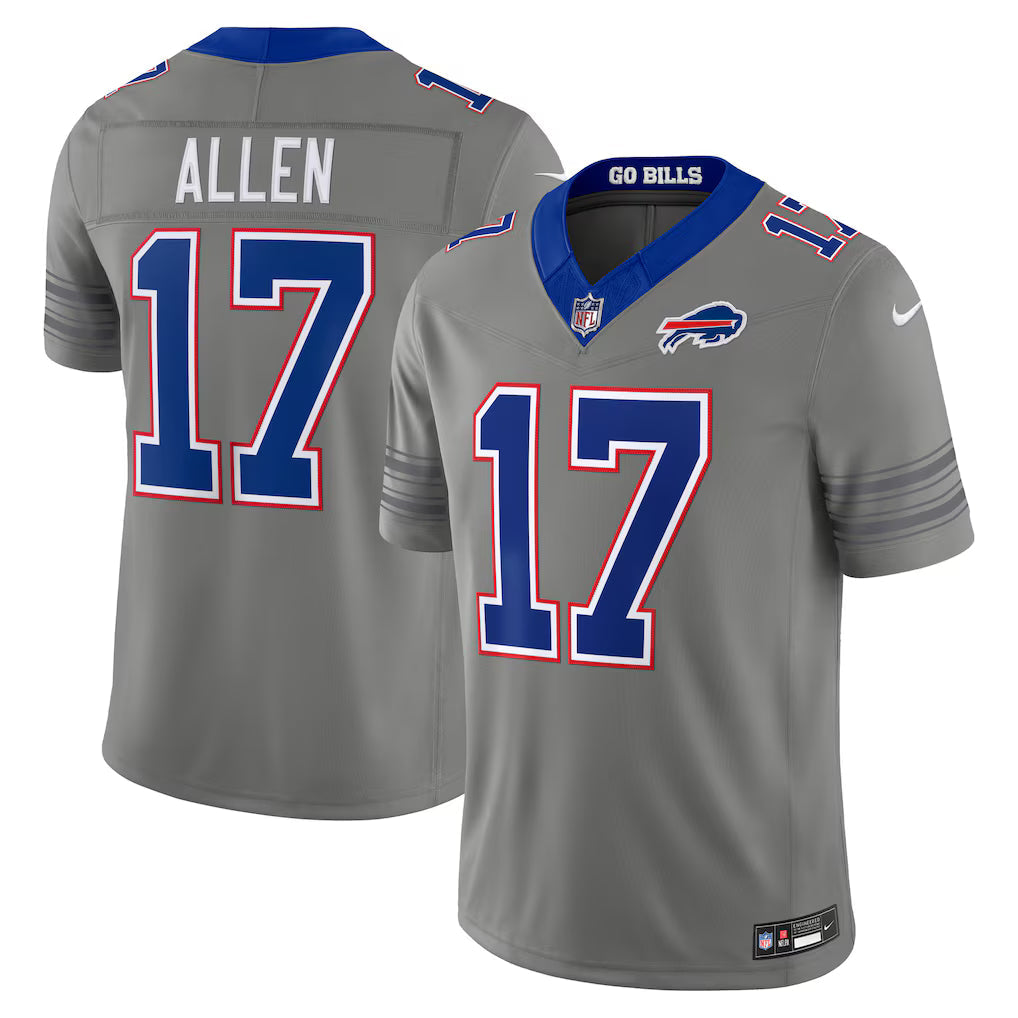 Josh Allen Buffalo Bills Nickel City Jersey - Gray product image 1