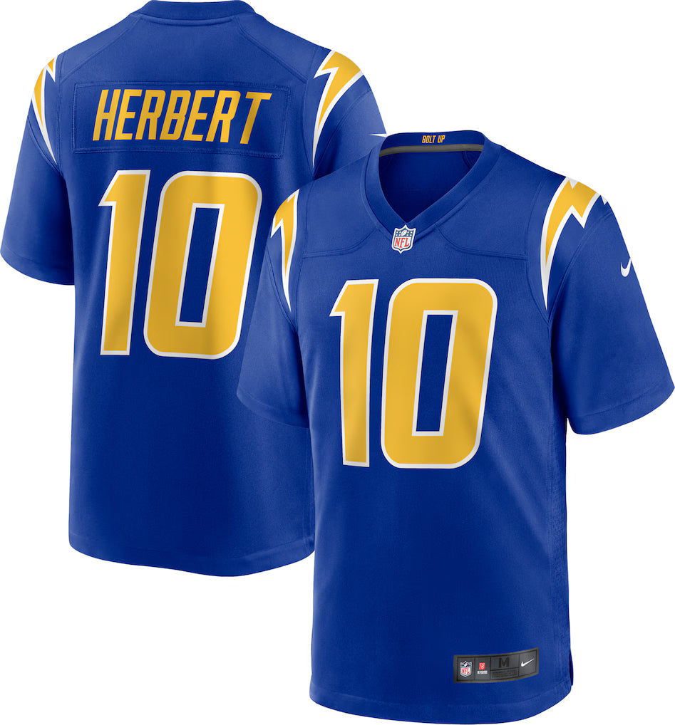 Justin Herbert Los Angeles Chargers Jersey - Royal Blue product image 1