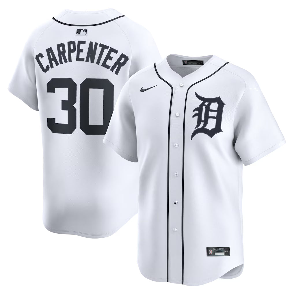 Kerry Carpenter Detroit Tigers Home Jersey - White product image 1