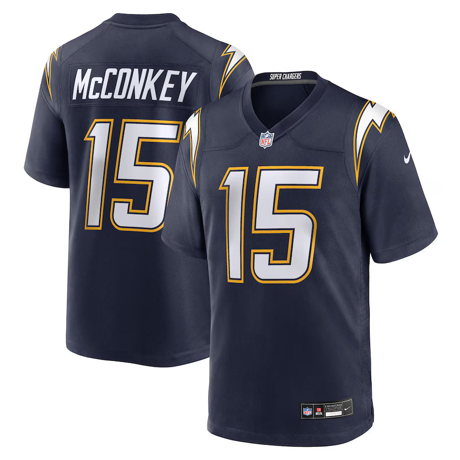 Ladd McConkey Los Angeles Chargers Alternate Super Jersey
