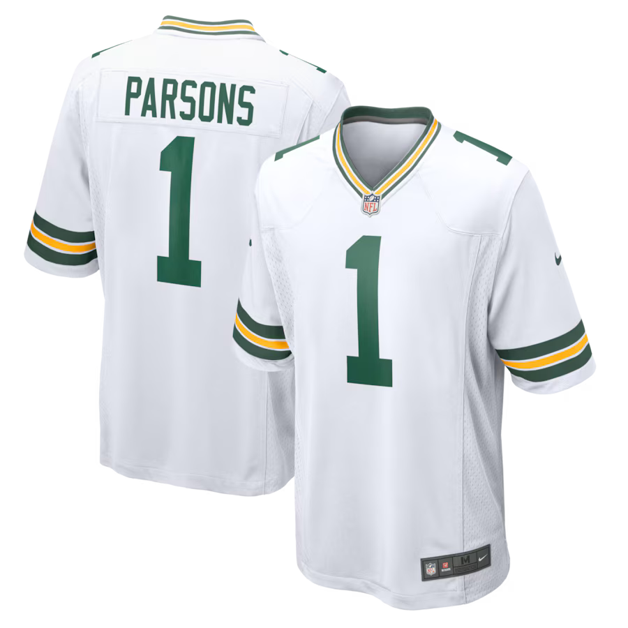 Micah Parsons Green Bay Packers Jersey - White product image 1