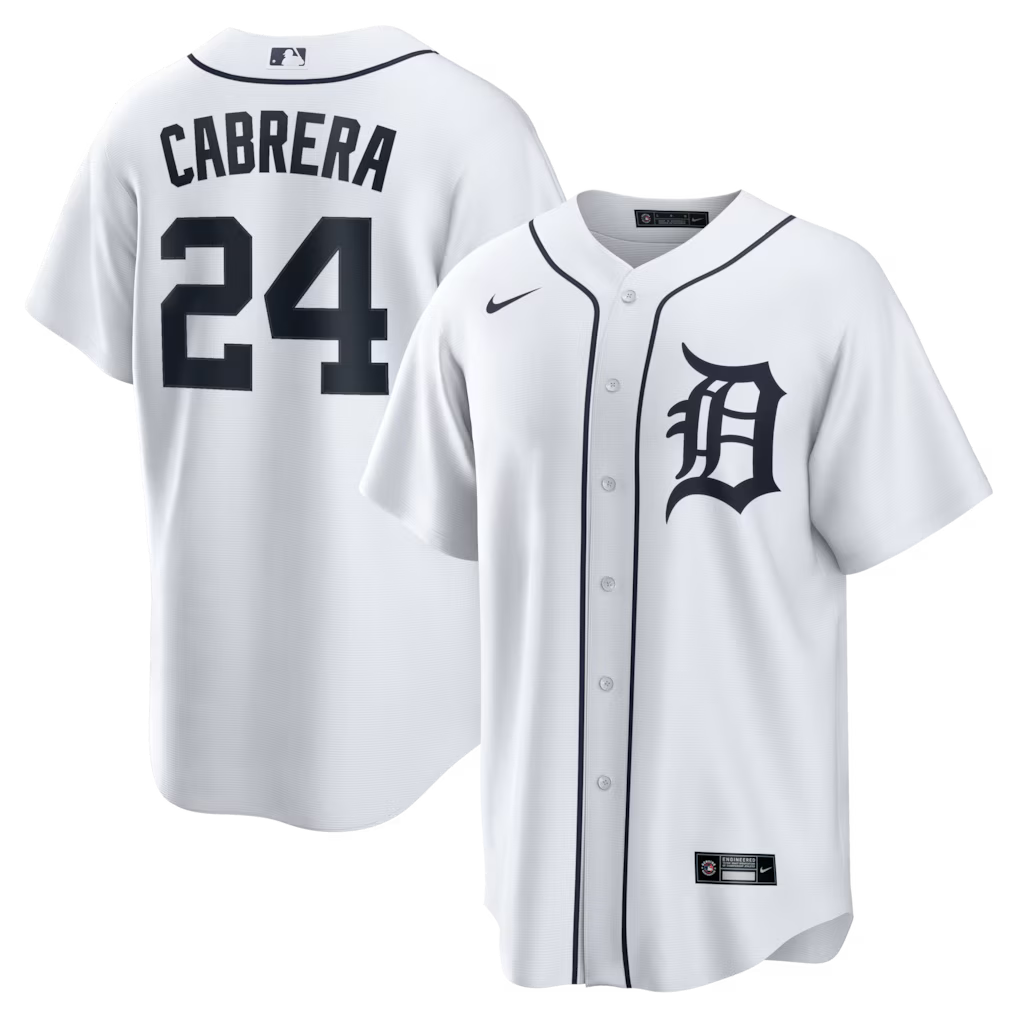 Miguel Cabrera Detroit Tigers Home Retired Player Jersey product image 1