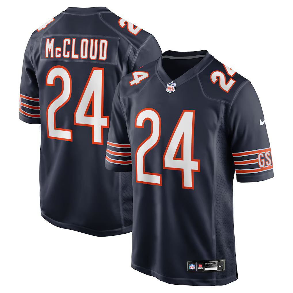 Nick McCloud Chicago Bears Jersey - Navy product image 1