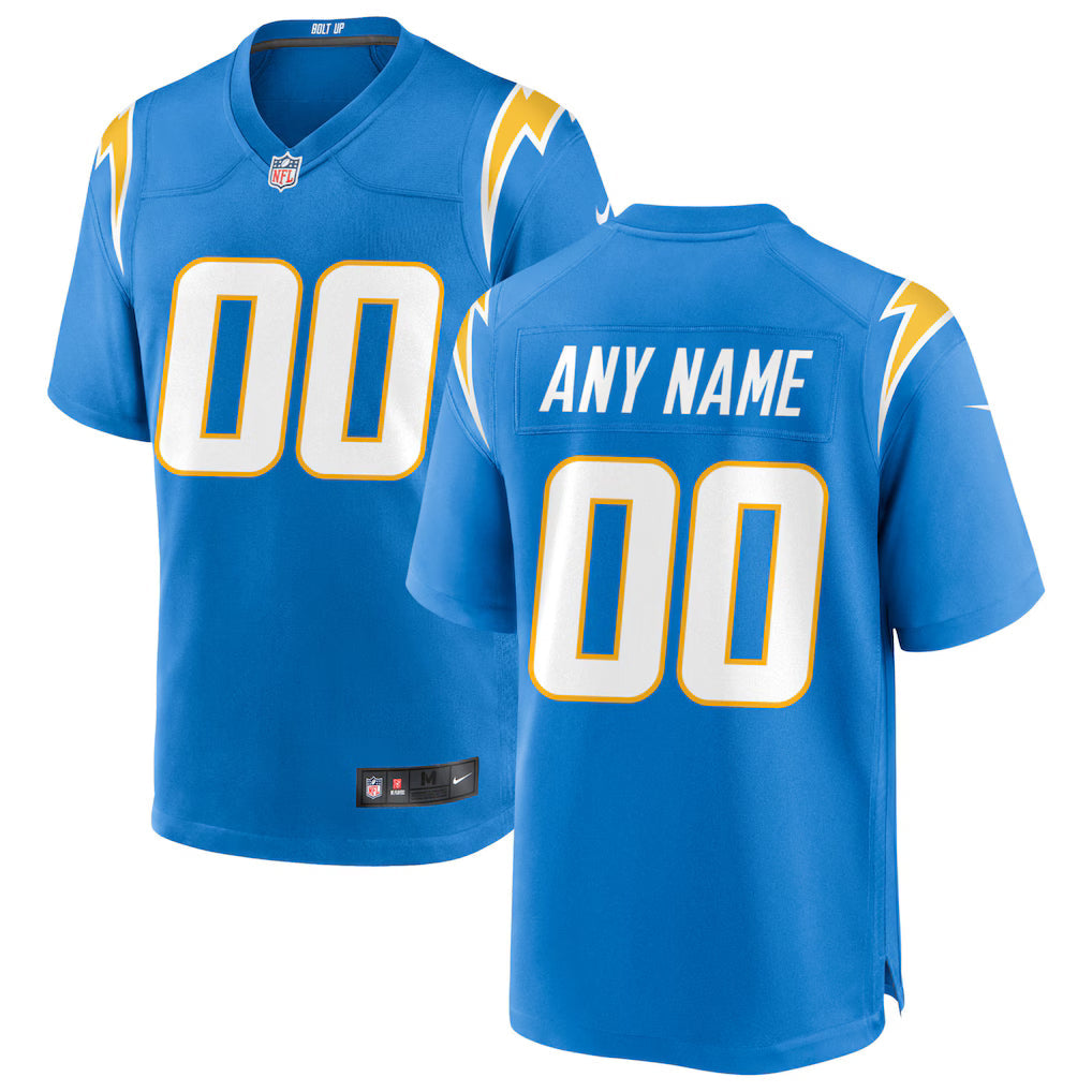 Custom Los Angeles Chargers Jersey - Powder Blue product image 1
