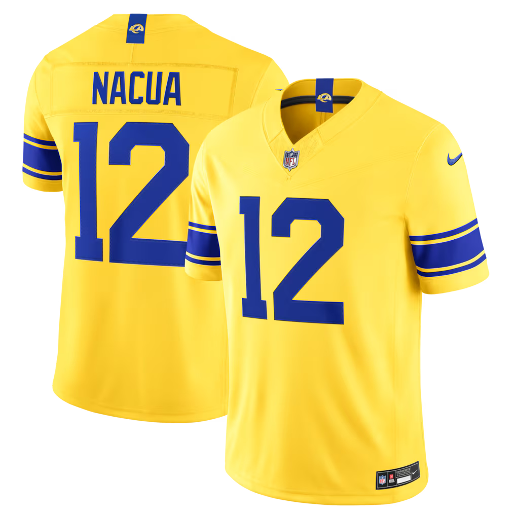 Puka Nacua Los Angeles Rams Classic Sol Jersey - Gold product image 1