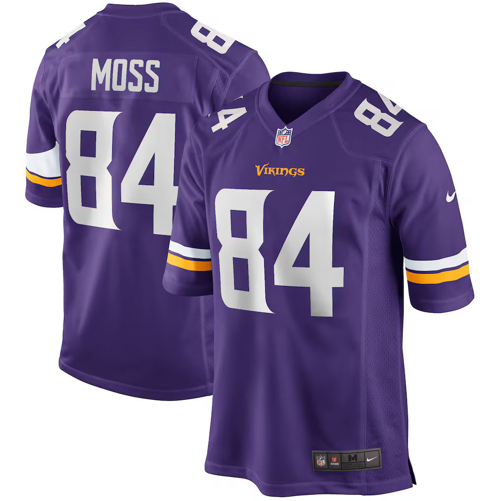 Randy Moss Minnesota Vikings Retired Player Jersey - Purple product image 1