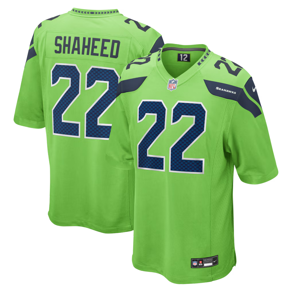 Rashid Shaheed Seattle Seahawks Alternate Jersey - Neon product image 1