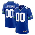 Custom Seattle Seahawks Throwback Jersey - Royal Blue product image 1