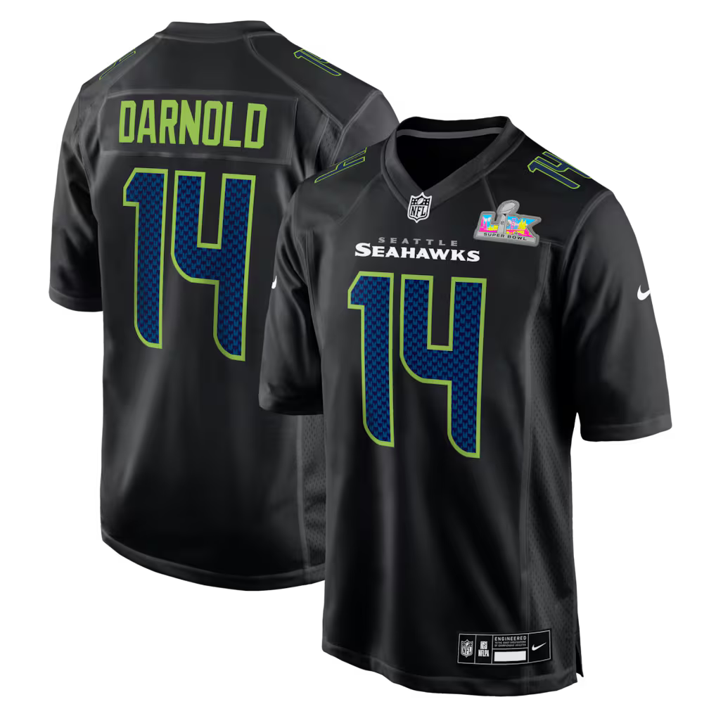 Sam Darnold Seattle Seahawks Super Bowl LX Patch Jersey product image 1
