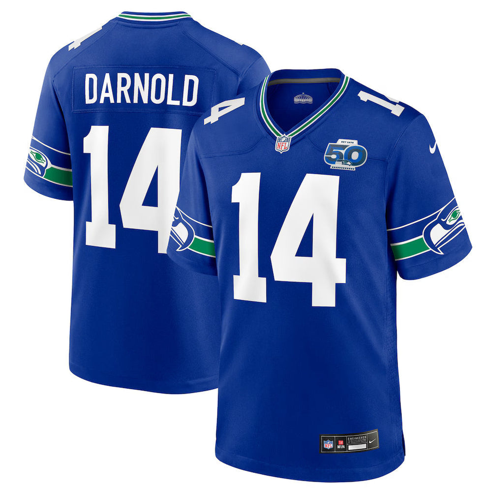 Sam Darnold Seattle Seahawks Alternate 50th Season Jersey