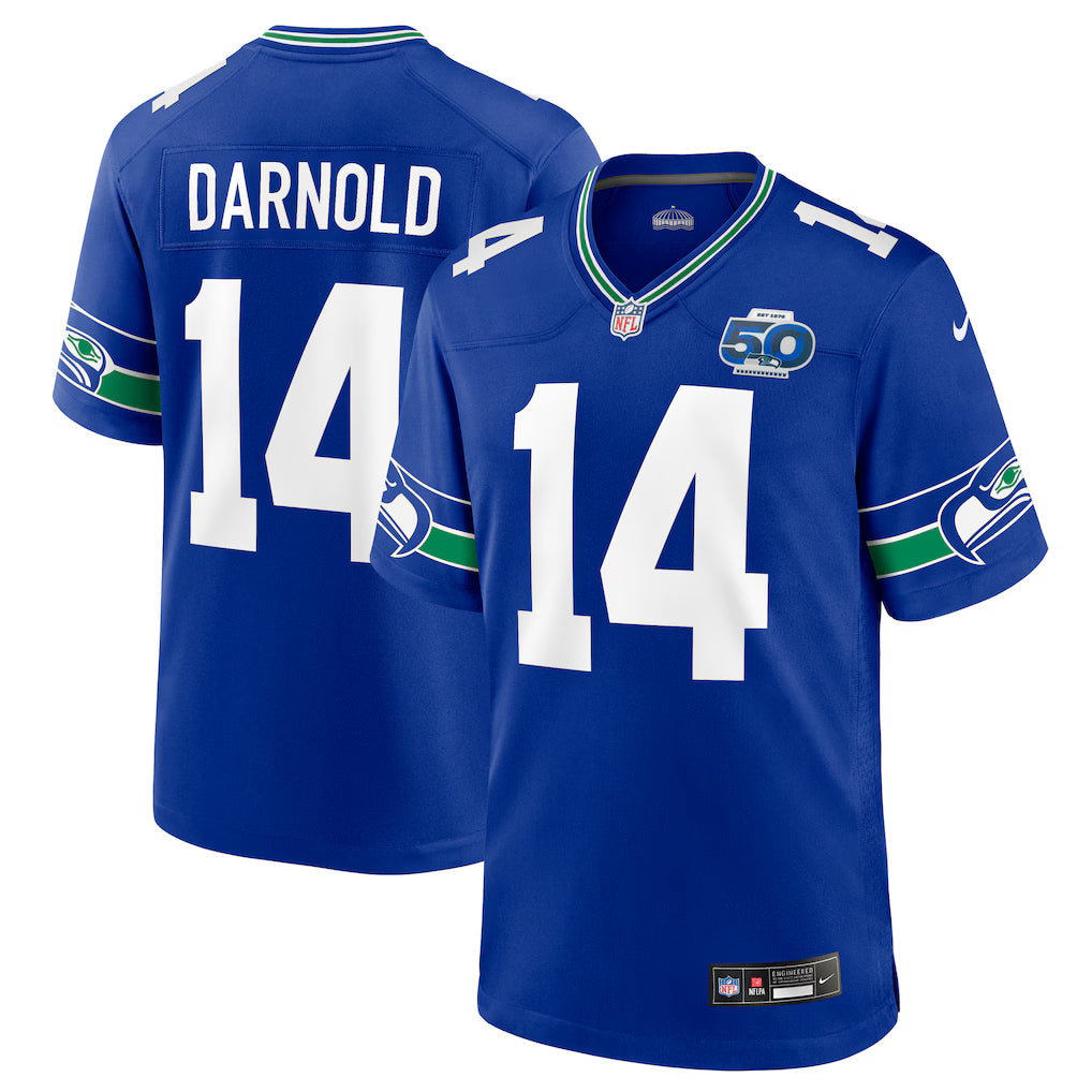 Sam Darnold Seattle Seahawks Alternate 50th Season Jersey product image 1