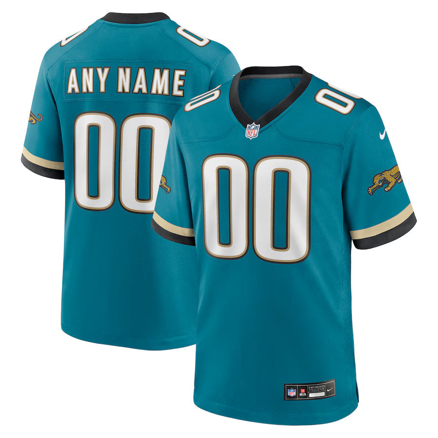 Custom Jacksonville Jaguars Prowler Throwback Jersey - Teal product image 1