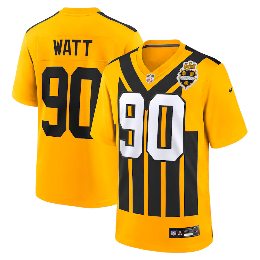 T.J. Watt Pittsburgh Steelers Alternate 1933 Throwback