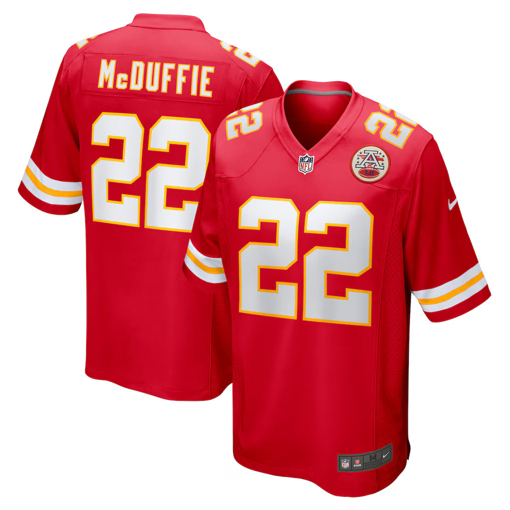 Trent McDuffie Kansas City Chiefs Game Jersey - Red product image 1