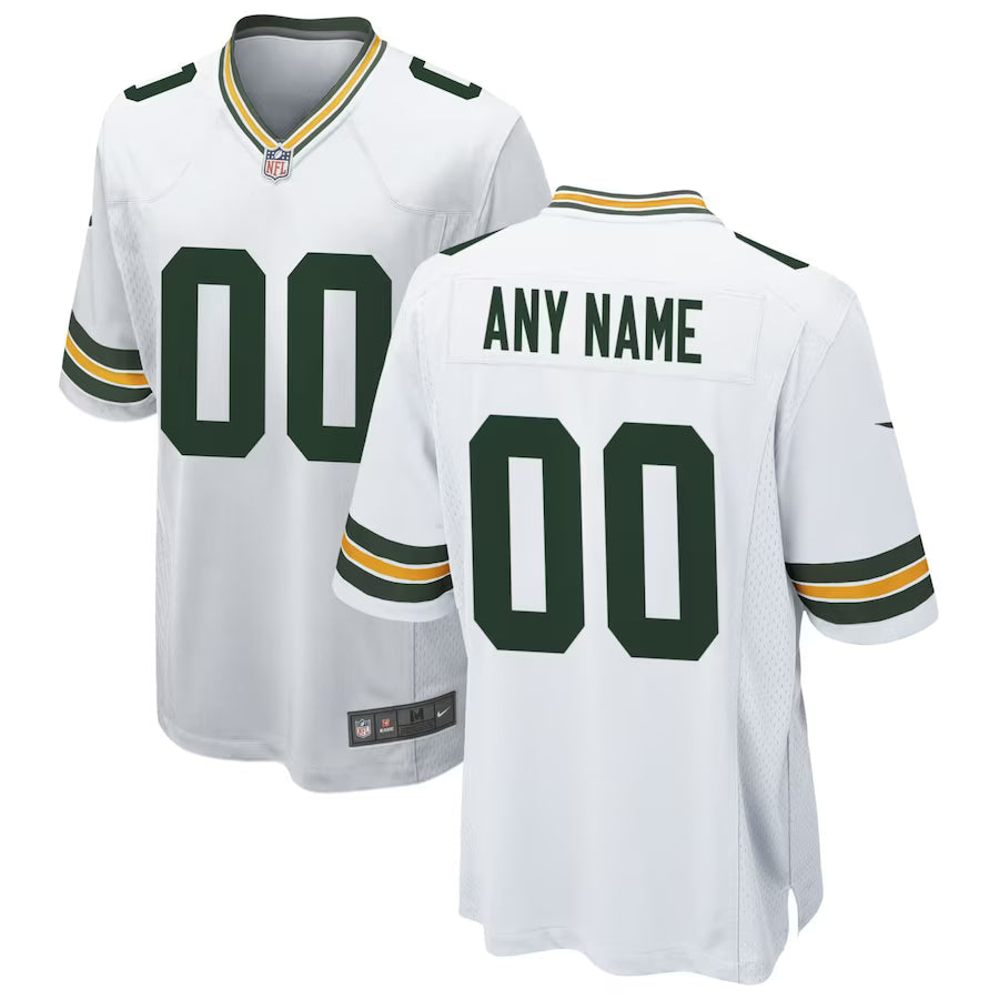 Custom Green Bay Packers Jersey - White product image 1