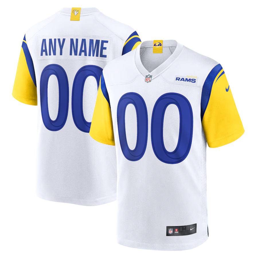 Custom Los Angeles Rams Jersey - White product image 1