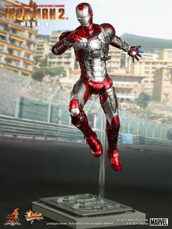 Hot Toys Iron Man (Mark V) 1/6 Scale Action Figure product image 12, provided for visual reference and product detail review