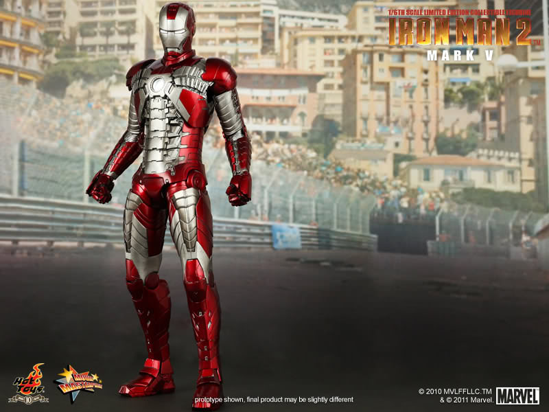 Hot Toys Iron Man (Mark V) 1/6 Scale Action Figure product image 8, provided for visual reference and product detail review