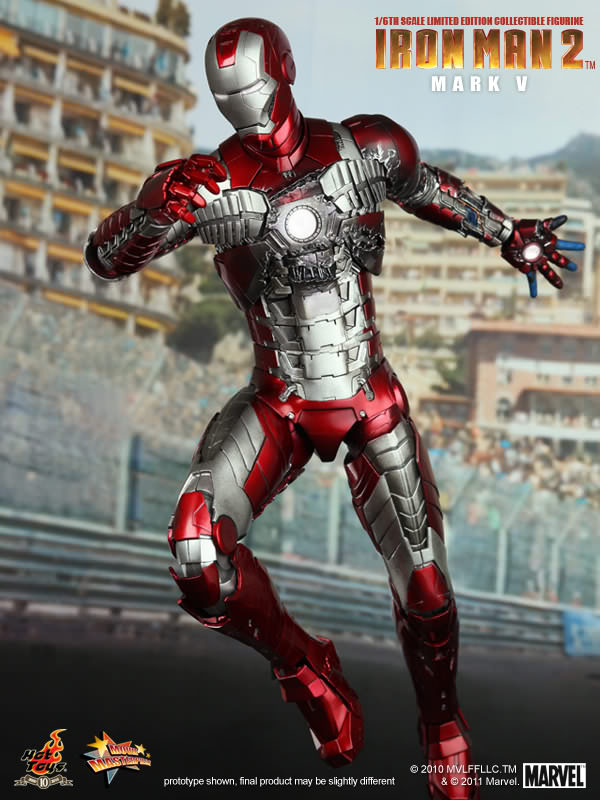 Hot Toys Iron Man (Mark V) 1/6 Scale Action Figure product image 2, provided for visual reference and product detail review