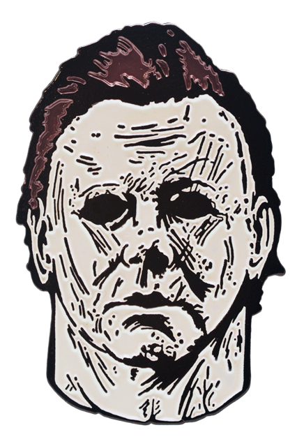 Halloween 2018 Michael Myers Enamel Pin product image 2, provided for visual reference and product detail review
