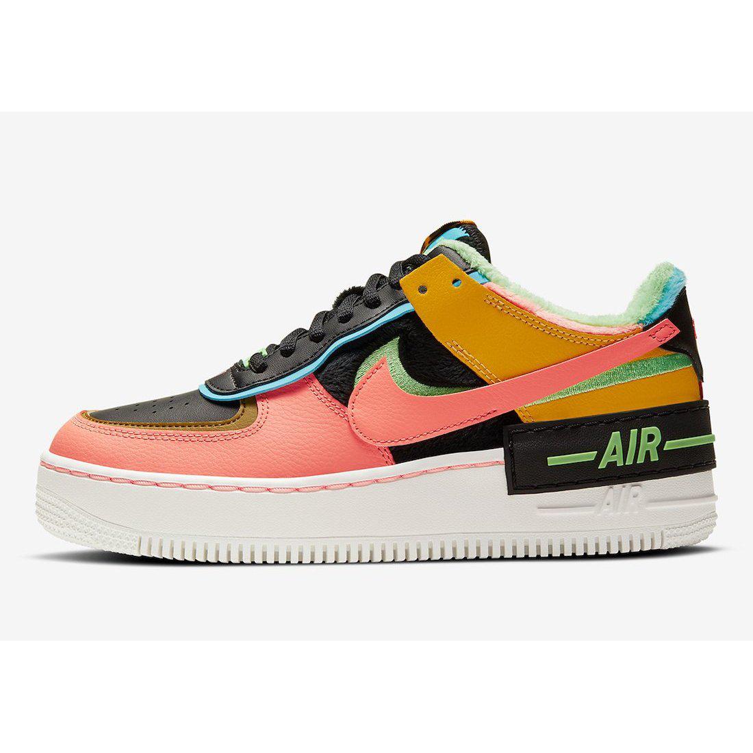Nike Air Force 1 Shadow Solar Flare Atomic Pink (W) product image 2, provided for visual reference and product detail review