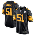 Nick Herbig Pittsburgh Steelers Alternate Jersey - Black product image 1