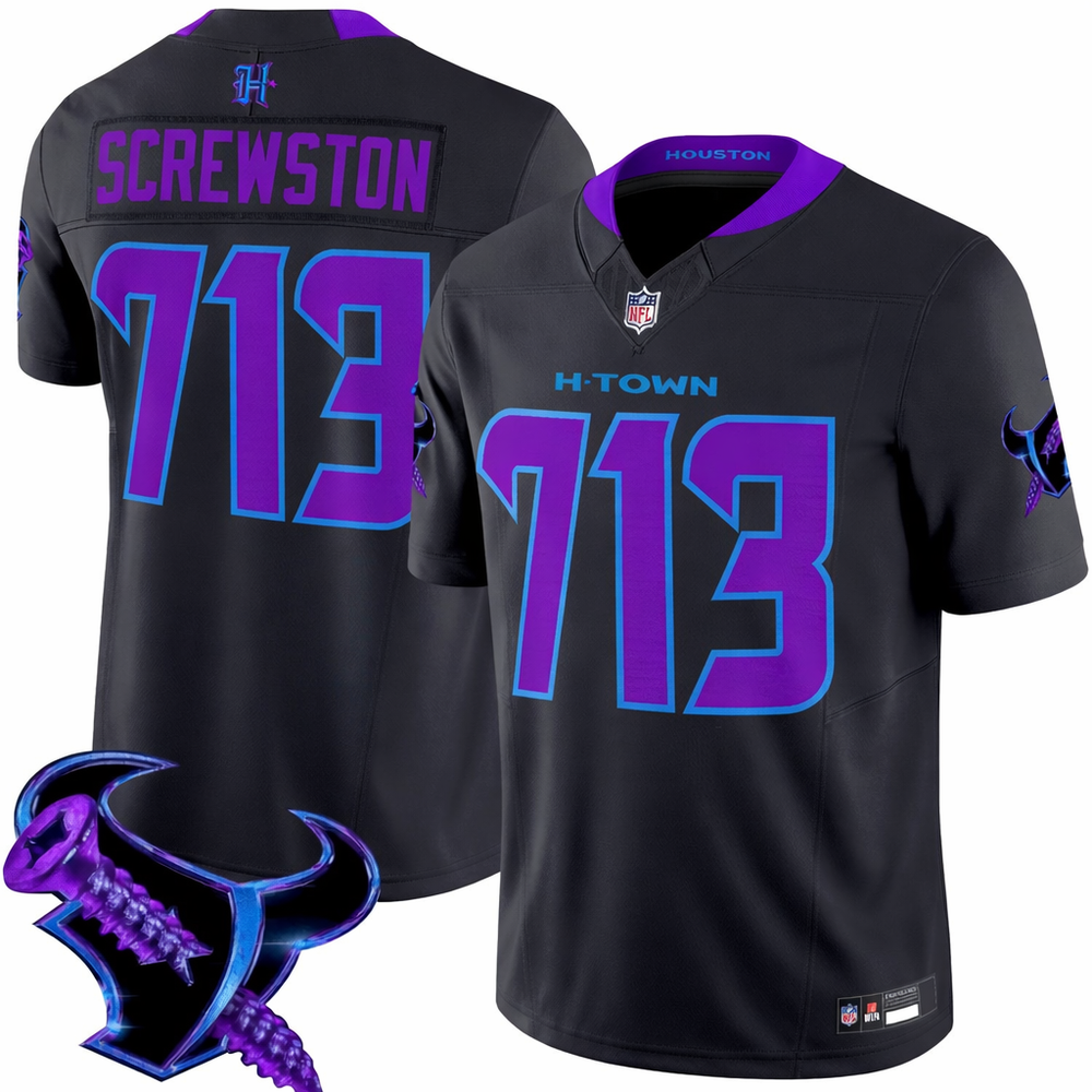 Screwston 713 Houston Texans DJ Screw Special Edition