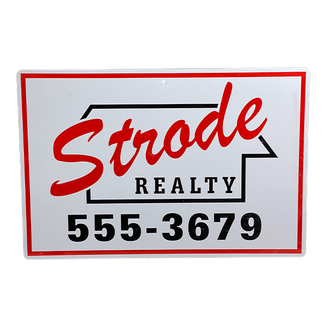 Halloween 1978 - Strode Realty Metal Sign product image 1, provided for visual reference and product detail review