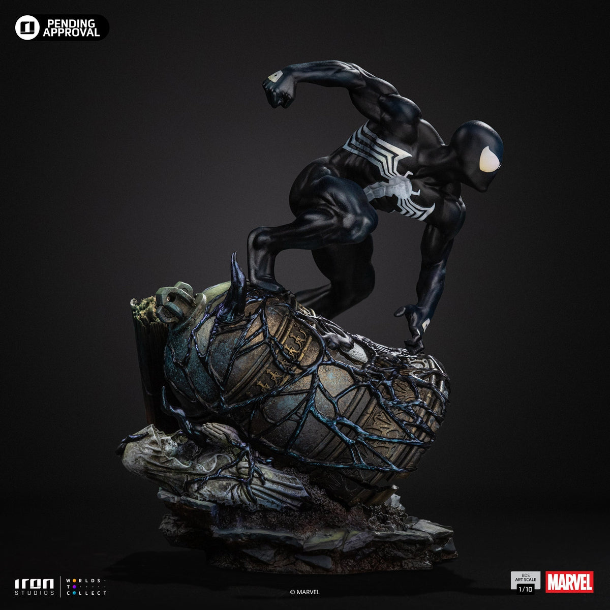 Pre-Order - Statue Spider-Man Black - Marvel Comics - BDS Art Scale 1/10 - Iron Studios product image 8, provided for visual