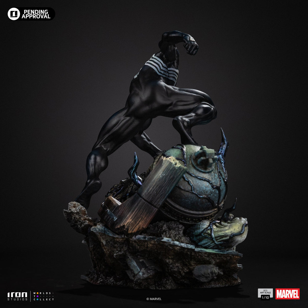 Pre-Order - Statue Spider-Man Black - Marvel Comics - BDS Art Scale 1/10 - Iron Studios product image 9, provided for visual