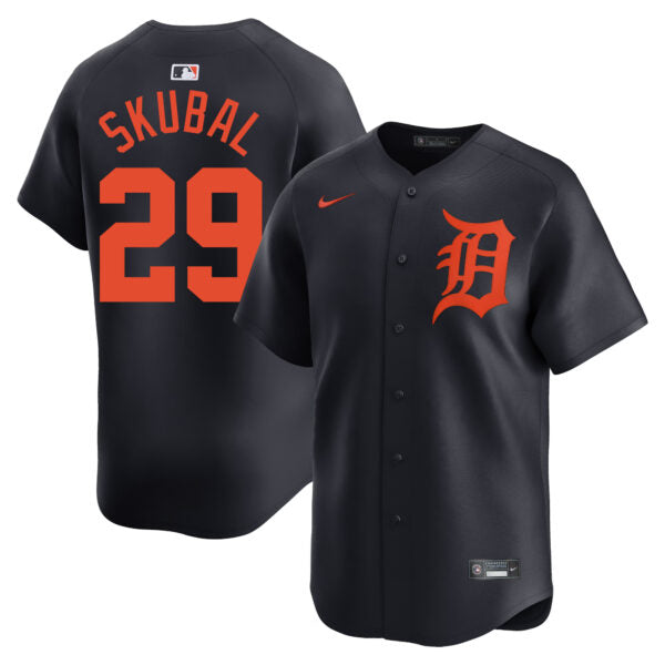Tarik Skubal Detroit Tigers Alternate Limited Jersey - Navy product image 1